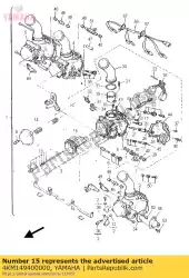 Ici, vous pouvez commander le diaphragme assy auprès de Yamaha , avec le numéro de pièce 4KM149400000: