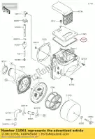 110611056, Kawasaki, gasket,l=535 klx250-j2 kawasaki  d klx 125 250 300 1993 1994 1995 1996 1997 1998 1999 2000 2001 2002 2003 2017 2018 2019 2020 2021, New