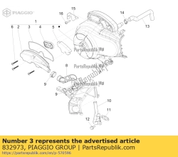 Aprilia 832973, Pakking, OEM: Aprilia 832973