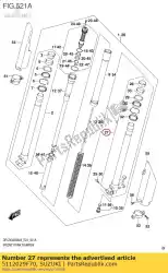 buis, binnen, l van Suzuki, met onderdeel nummer 5112029F70, bestel je hier online: