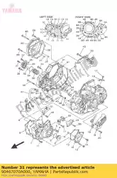 Ici, vous pouvez commander le agrafe auprès de Yamaha , avec le numéro de pièce 90467070A000: