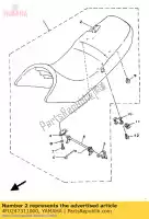 4FU247311000, Yamaha, housse, siège yamaha tdr 125, Nouveau