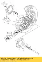 6471137F10, Suzuki, Assale posteriore suzuki rm 125 250 2001 2002, Nuovo