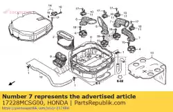 Ici, vous pouvez commander le entonnoir, air, # 3 & # 4 auprès de Honda , avec le numéro de pièce 17228MCSG00: