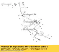 2B001009, Piaggio Group, pasador de palanca moto-guzzi v zgukza00 zgukzb00 zgukzua0 zgukzub0 zguld000, zgukv zguld000, zgukv001 zgulda00 zguldb00 zguldc00, zguld000 zguldca0 zgulde00 zguldg00 zguldh00 zguldk00 zguldk00, zgukvk zguldm00 zguldm00, zguldl00 zguldp00 zguldp00, zguldcb0 zguldu00 zguldu0, Nuevo
