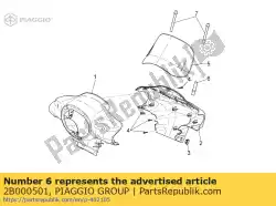 Qui puoi ordinare cespuglio da Piaggio Group , con numero parte 2B000501: