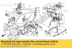 Qui puoi ordinare set serbatoio, carburante (wl) * tipo3 1 * (tipo3 1) da Honda , con numero parte 17500MCZ000ZE: