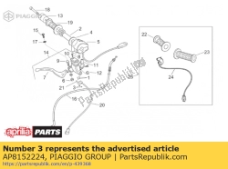 Aprilia AP8152224, Moer m2, OEM: Aprilia AP8152224