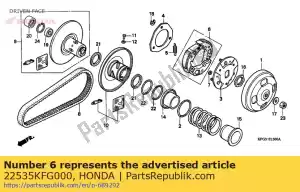 honda 22535KFG000 gewichtset, koppeling - Onderkant