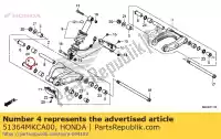 51364MKCA00, Honda, collier a, r. distance de pivotement honda  1800 2018 2019, Nouveau