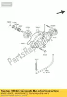 49063S005, Kawasaki, joint mécanique, eau pu lv100 kawasaki kfx klv 400 1000 2004 2005 2006, Nouveau