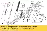 51400KZ3831, Honda, fork assy., r.fr. ( honda cr  r crm mk ii cr250r 250 , Nuovo