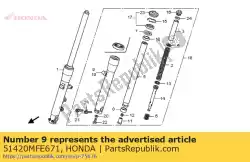 Aquí puede pedir caso, r. Fondo de Honda , con el número de pieza 51420MFE671: