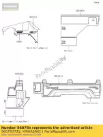 560750735, Kawasaki, 01 padrão, transportadora, rh, fr kawasaki  820 1000 2017 2018 2019 2020 2021, Novo