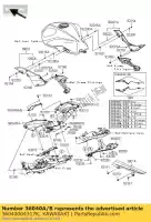 36040004317K, Kawasaki, ok?adka, cnt, fr, m.blac kawasaki z  c zx10r ninja d e b m l z1000 abs z750 1000 750 , Nowy