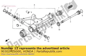 Honda 90302MZ6000 tapa, pivote - Lado inferior