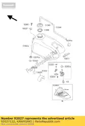 Ici, vous pouvez commander le collier z250-a3 auprès de Kawasaki , avec le numéro de pièce 92027122: