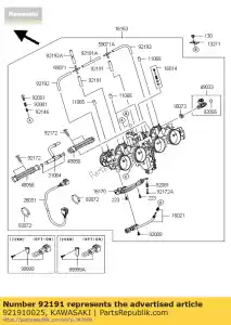 kawasaki 921910025 tube zx600-k1h - Bottom side