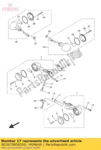 yamaha 903870808500 ko?nierz - Dół