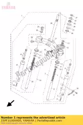 Here you can order the front fork assy from Yamaha, with part number 15PF31000000: