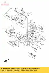 Here you can order the brkt., 1 from Yamaha, with part number 2S32216B0000: