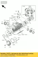 132711863, Kawasaki, plaque, pignon kvf360-a1 kawasaki kvf 360 2003 2004 2005 2006 2007 2008 2009 2010 2011 2012 2013, Nouveau