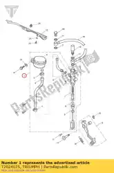 hoofdremcilinder achter van Triumph, met onderdeel nummer T2024075, bestel je hier online: