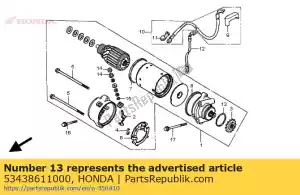 Honda 53438611000 oring, tampa do pinhão - Lado inferior