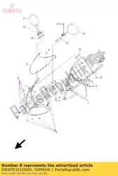 Aqui você pode pedir o corpo, capota em Yamaha , com o número da peça 5WXF83510000: