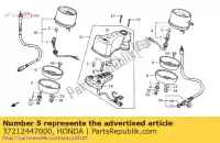 37212447000, Honda, ring, r. meter instelling honda cb hornet f twofifty  cbx cb250 250 , Nieuw