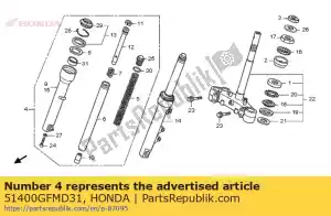 Honda 51400GFMD31 tenedor, delantero - Lado inferior