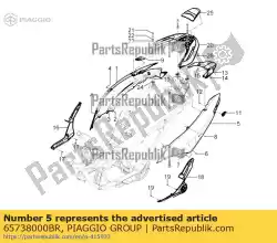 Aqui você pode pedir o lh painel lateral em Piaggio Group , com o número da peça 65738000BR: