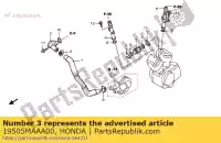 19505MAAA00, Honda, joint, eau (gratuit) honda nt vt xl 650 750 1100 1997 1998 1999 2000 2001 2002 2003 2004 2005 2006, Nouveau