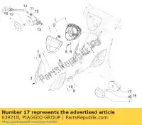 639218, Piaggio Group, Suporte pisca-pisca piaggio fly 50 150 2007 2011, Novo