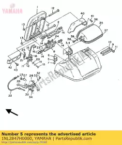 Yamaha 1NL2847H0000 placa 5 - Lado inferior