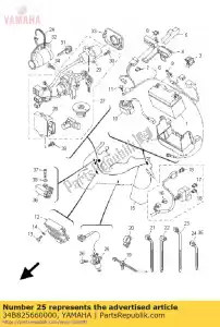 yamaha 34B825660000 interruptor, suporte lateral - Lado inferior