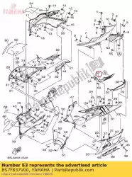 Ici, vous pouvez commander le grille, sortie d'air auprès de Yamaha , avec le numéro de pièce BS7F837V00: