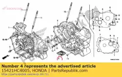 scherm, oliefilter (koyo) van Honda, met onderdeel nummer 15421HC4005, bestel je hier online: