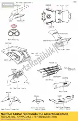 Aquí puede pedir marca, k. Kawasaki zx900-e1h de Kawasaki , con el número de pieza 560521202: