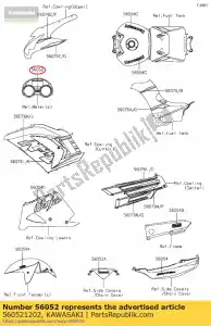 kawasaki 560521202 marca, k.kawasaki zx900-e1h - Lado inferior