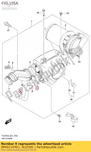 Suzuki 0940116401 clip - Il fondo