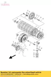 Aqui você pode pedir o empurre o conjunto da alavanca em Yamaha , com o número da peça 22U163800000: