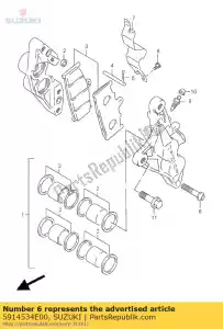 suzuki 5914534E00 bullone, pinza - Il fondo