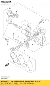 suzuki 5911620E00 guide, pad - La partie au fond