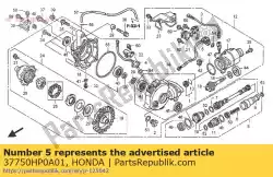 sensor assy, ?? Snelheid van Honda, met onderdeel nummer 37750HP0A01, bestel je hier online: