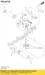 Here you can order the bolt,lever pivo from Suzuki, with part number 5753148G00: