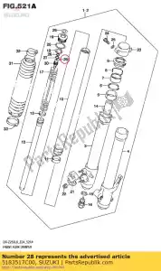 suzuki 5183517C00 bola - Lado inferior