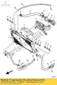 Yamaha 3GM125765000 tubo flessibile 1 - Il fondo