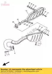 Ici, vous pouvez commander le amortisseur auprès de Yamaha , avec le numéro de pièce 565147470000: