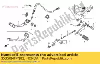 35350MFPN02, Honda, zespó? prze??czników., rr. zatrzyma? honda cb vt 750 1300 2001 2002 2008 2009 2010, Nowy